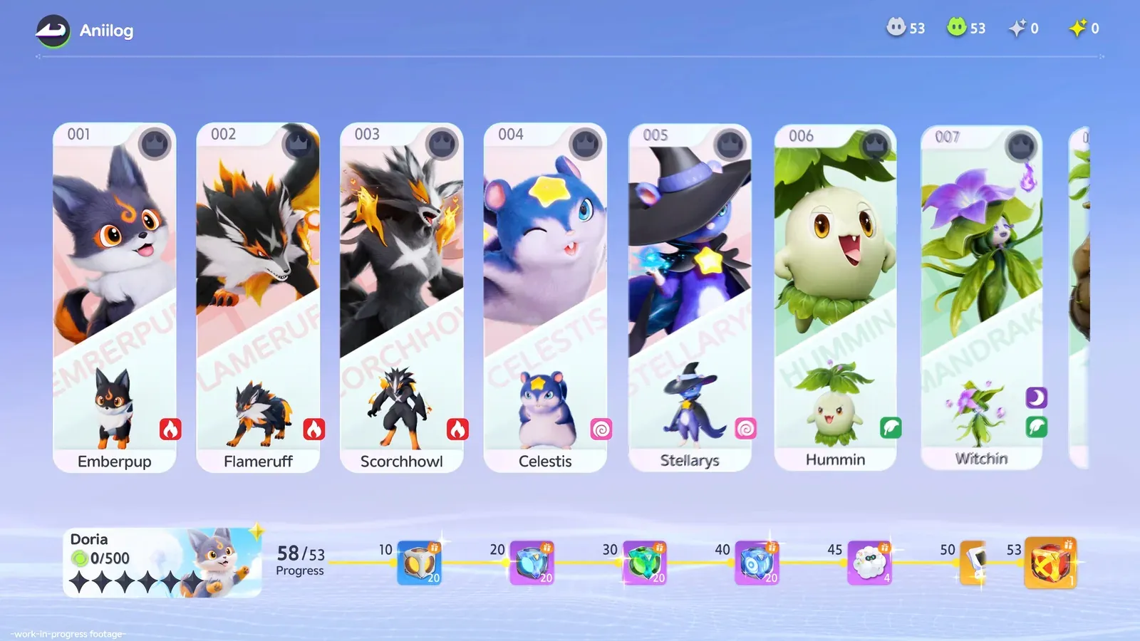 Rare and Event Aniimo: Inferlupa, Glacy, Umbral and Limited Forms